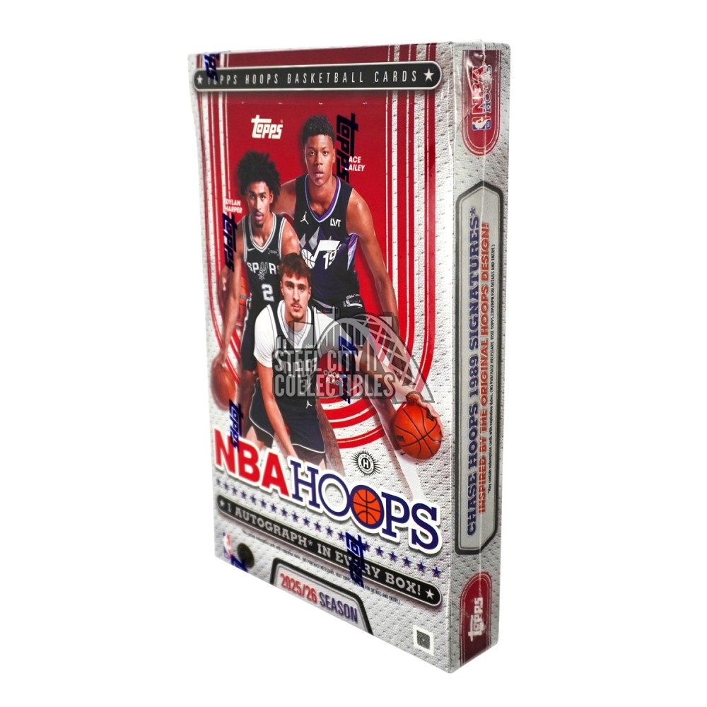 2025-26 Topps Hoops Basketball Hobby Box | Steel City Collectibles