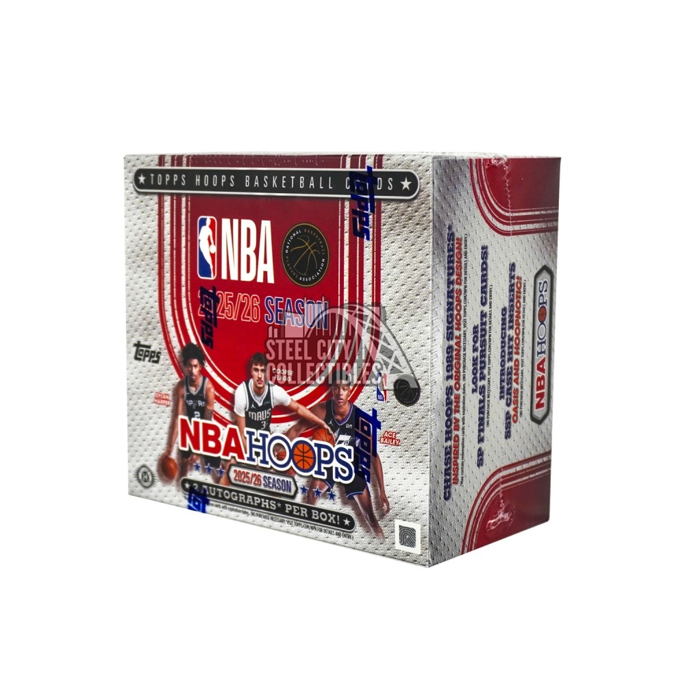 2025-26 Topps Hoops Basketball Hobby Jumbo Box | Steel City