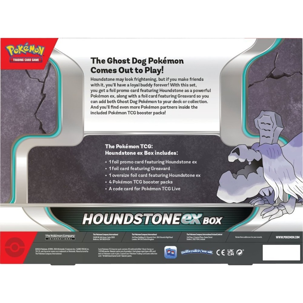 GHOST HOUND COMPLETE COLLECTION〈4枚組〉輸入版 Pokemon Houndstone ex Collection Box | Steel City Collectibles