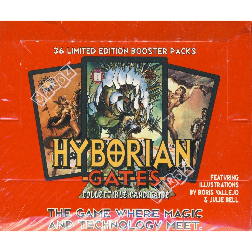 1995 Cardz Hyborian Gates Collectible Card Game Booster Box | Steel City Collectibles 1995 Cardz Hyborian Gates Collectible Card Game Booster Box | Steel City Collectibles