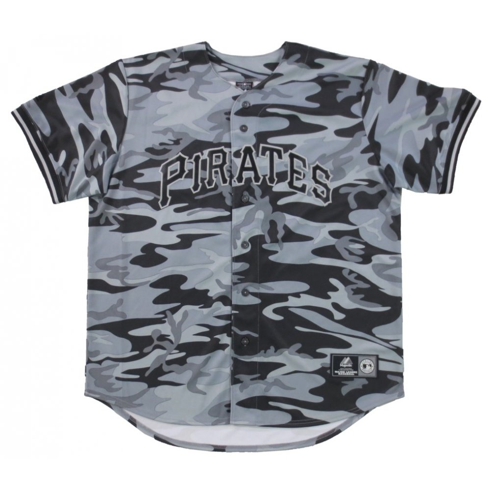 Andrew McCutchen Autographed Pittsburgh Pirates Gray Camo Replica