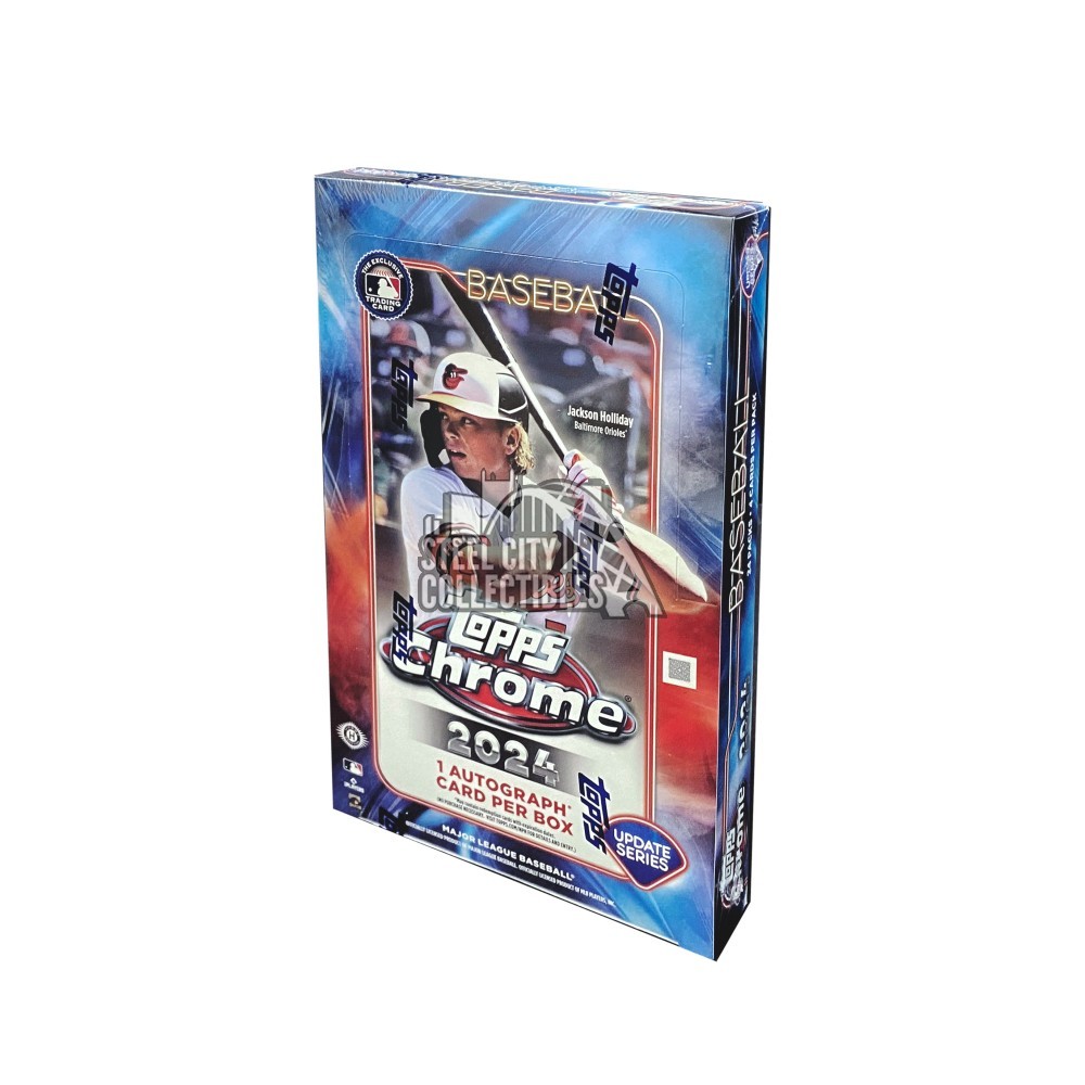 2024 Topps Chrome Update Series Baseball Hobby Box | Steel