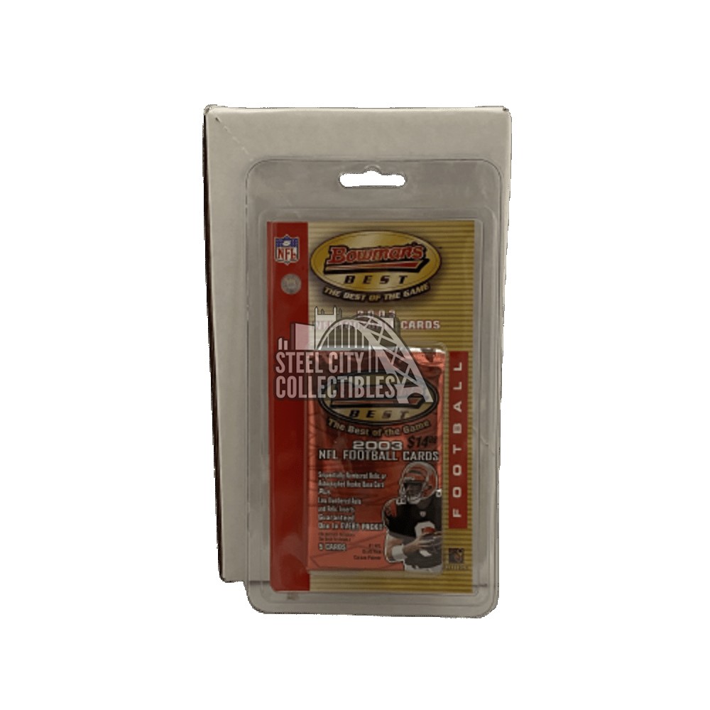 2003 Bowman's Best Football Blister 12 Pack Box Steel City Collectibles