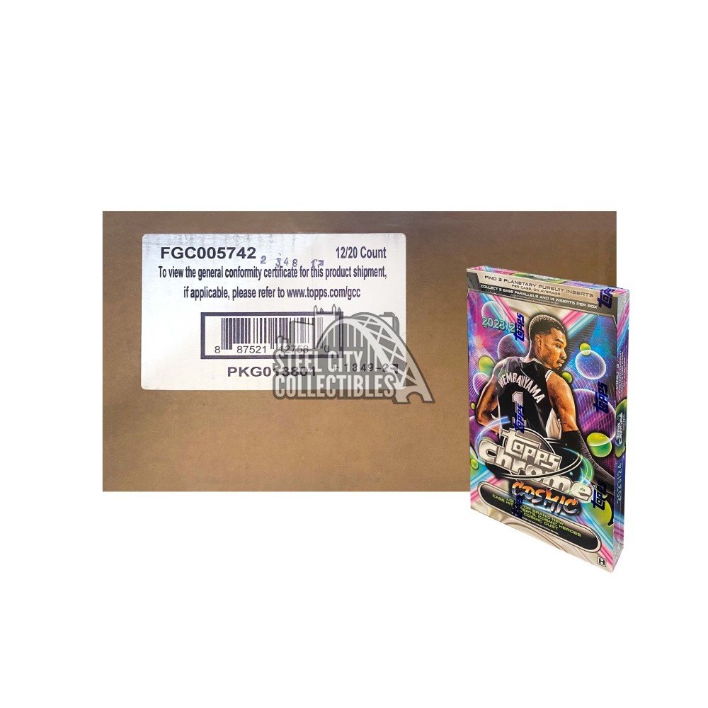 2023-24 Topps Cosmic Chrome Basketball Hobby 12-Box Case