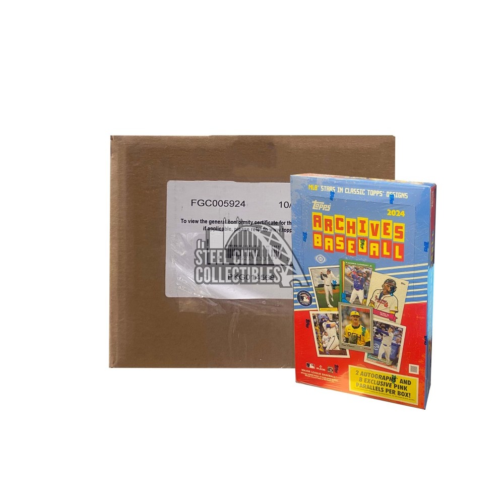 2024 Topps Archives Baseball Hobby 10-Box Case | Steel City