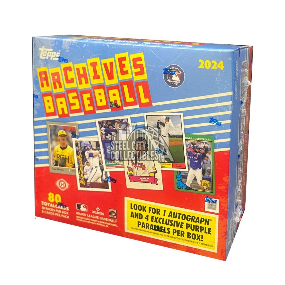 2024 Topps Archives Baseball Collector's Hobby Box | Steel