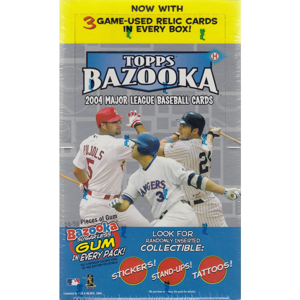 Drama suge indre 2004 Topps Bazooka Hobby Baseball Box | Steel City Collectibles