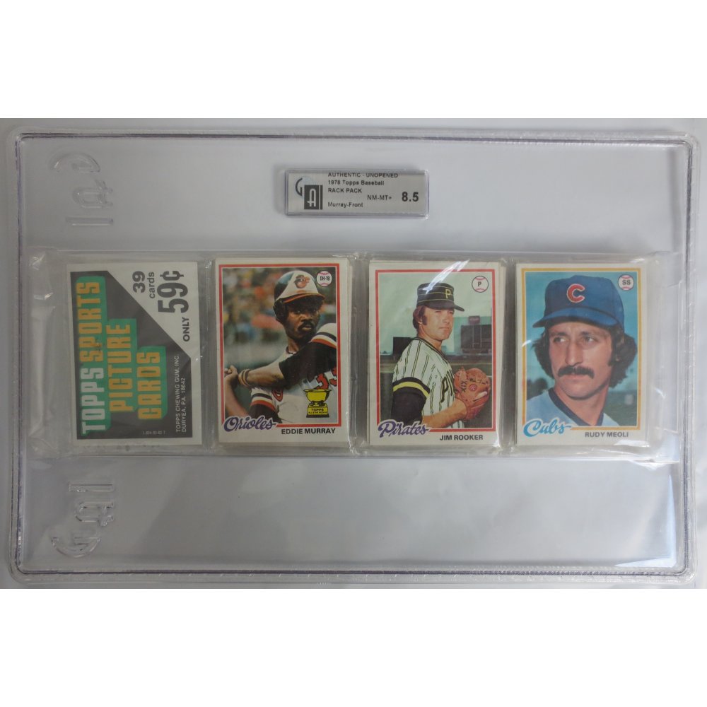 1978 Topps Baseball Rack Pack GAI 8.5 - Eddie Murray on Top | Steel City  Collectibles