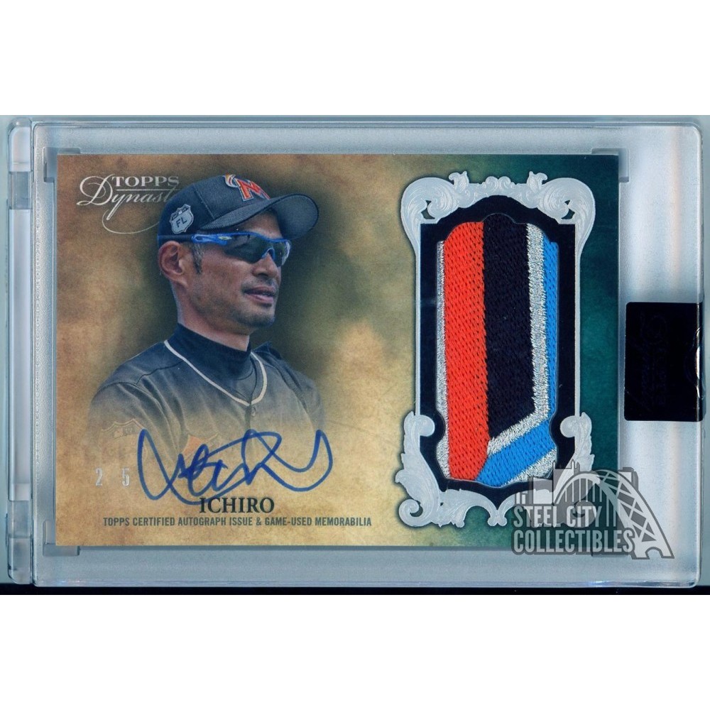Ichiro 2021 Topps Dynasty Dynastic Deed Patch Autograph Card #DAP