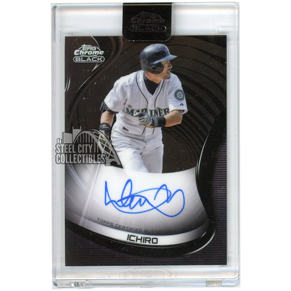 Topps Black & White Baseball イチロー　パラレル Ichiro 2022 Topps Chrome Black Auto #CBA-I | Steel City Collectibles