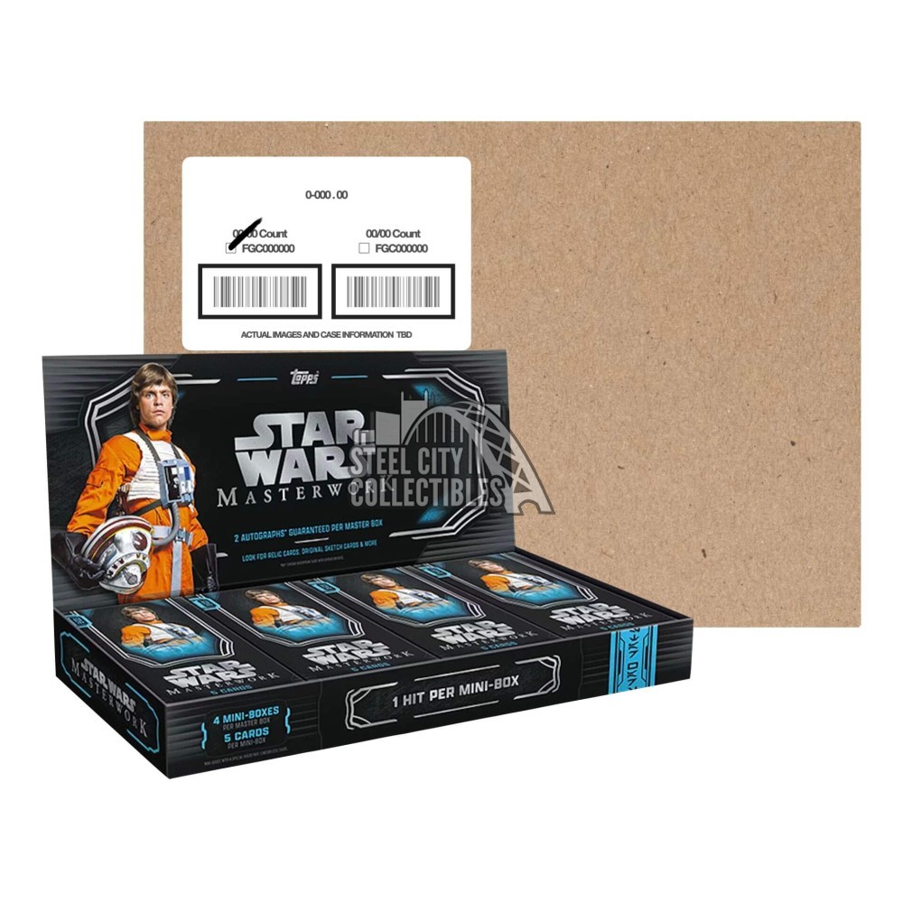 2025 Topps Star Wars Masterwork Hobby 8-Box Case | Steel City