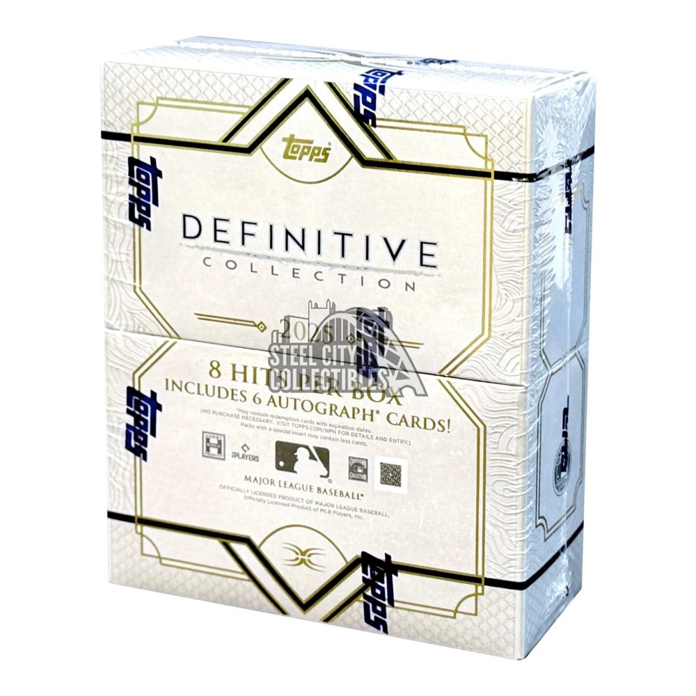 2025 Topps Definitive Baseball Hobby Box | Steel City Collectibles