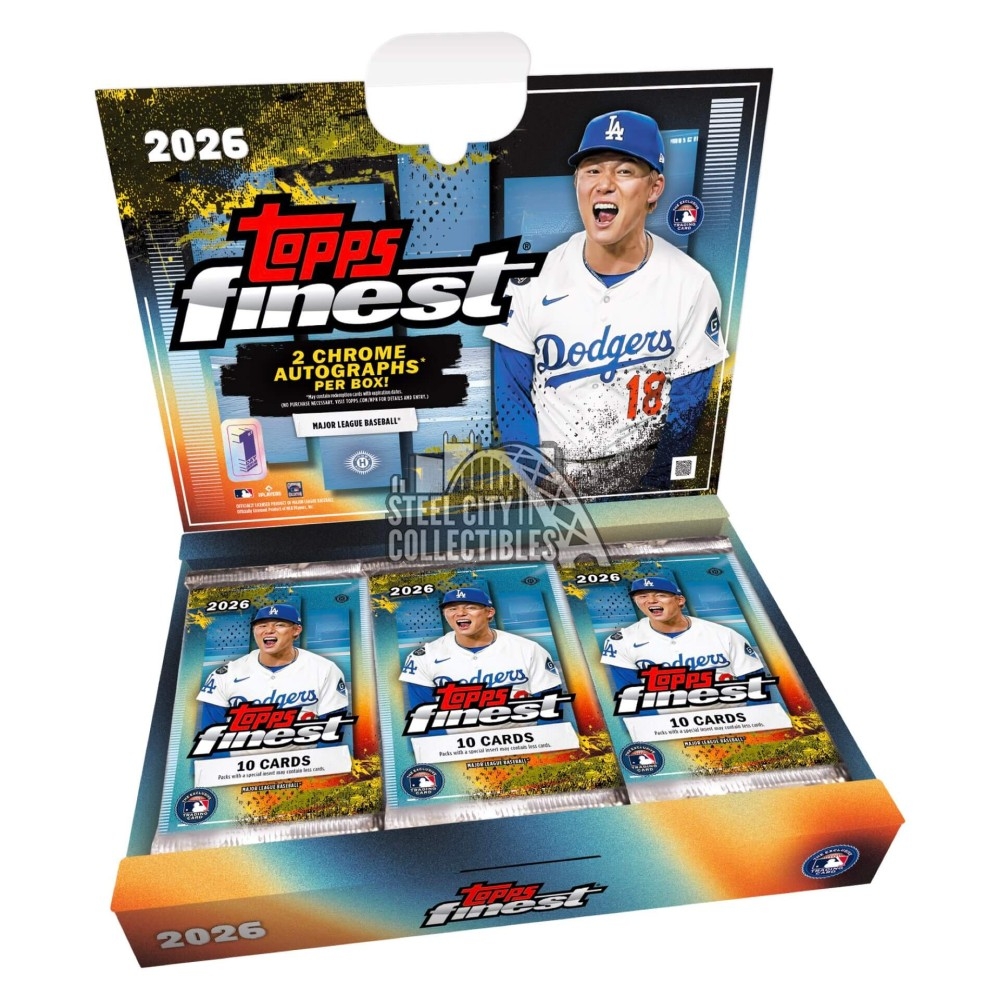 2026 Topps Finest Baseball Hobby Box - First Day Issue (FDI
