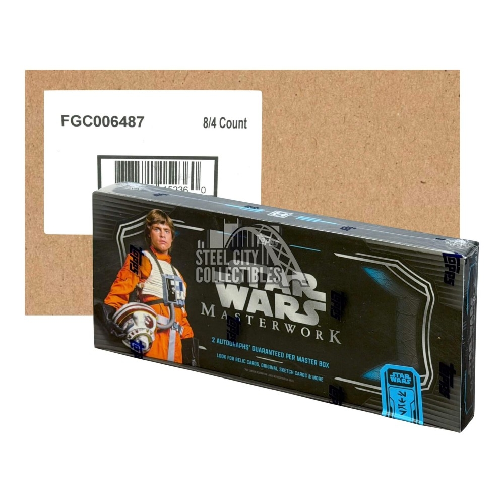 2025 Topps Star Wars Masterwork Hobby 8-Box Case | Steel City