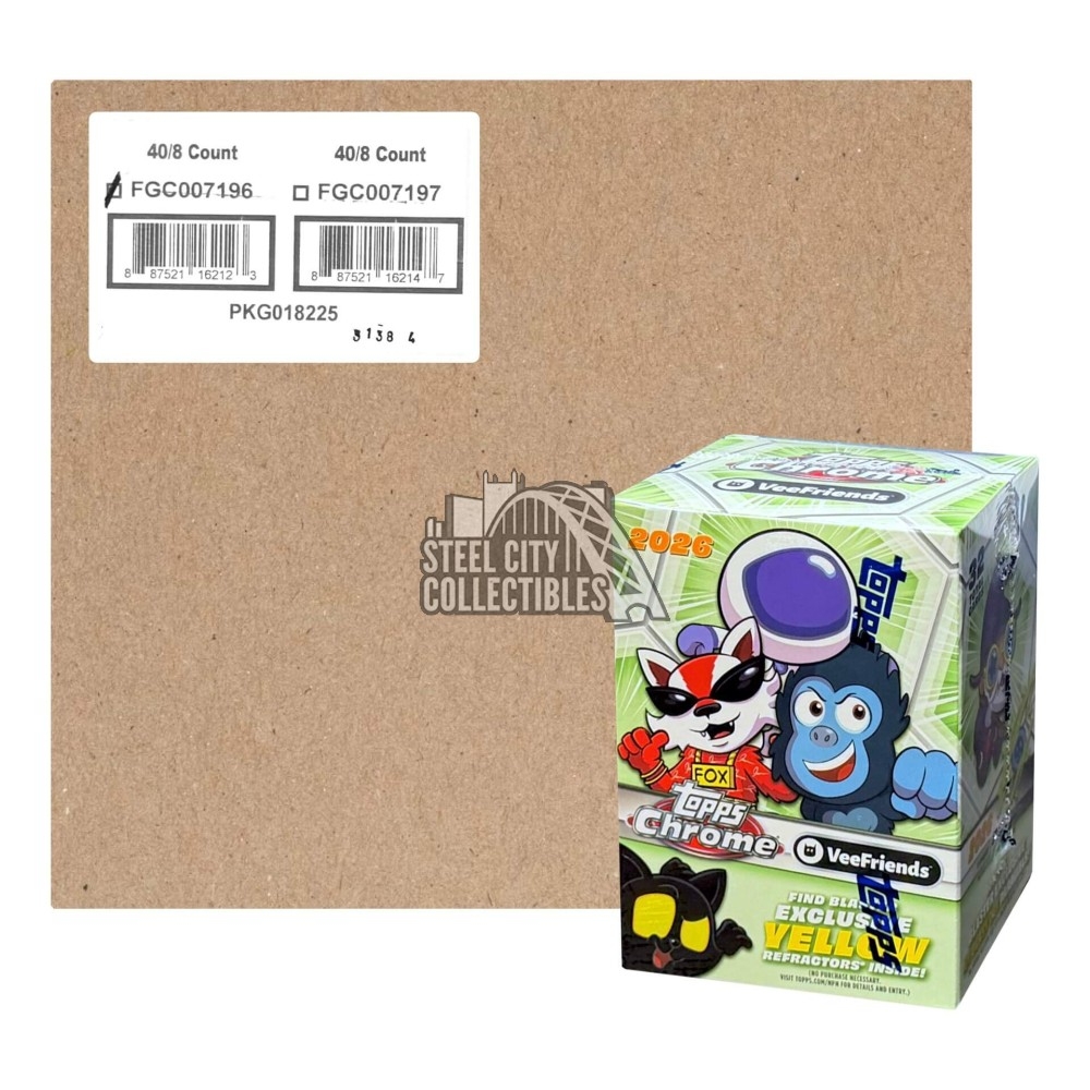2026 Topps Chrome VeeFriends Blaster 40-Box Case | Steel City