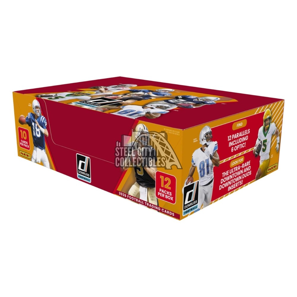 2026 Panini Donruss Football Hobby Box | Steel City Collectibles