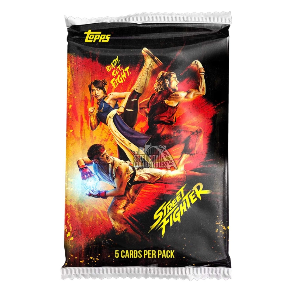 新品未開封：Street Fighter　通常版＋ Foil Edition 2026 Topps X Street Fighter Pack | Steel City Collectibles