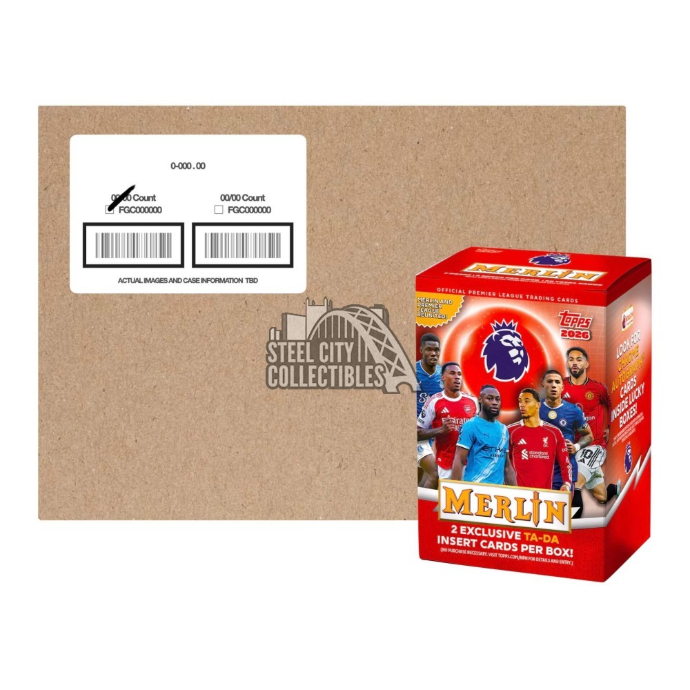 2025-26 Topps Merlin English Premier League Soccer Blaster 40-Box