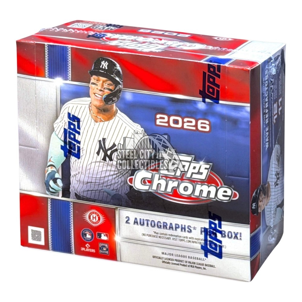 2026 Topps Chrome Baseball Jumbo Hobby Box | Steel City Collectibles