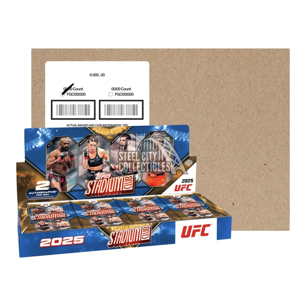 2025 Topps Stadium Club UFC Hobby 16-Box Case | Steel City Collectibles, image size:1000x1000