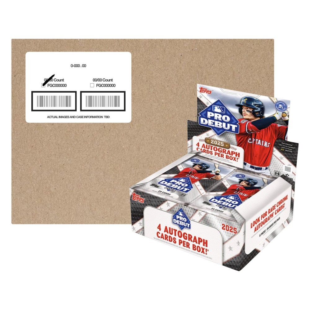 2025 Topps Pro Debut Baseball Hobby Jumbo 8-Box Case | Steel
