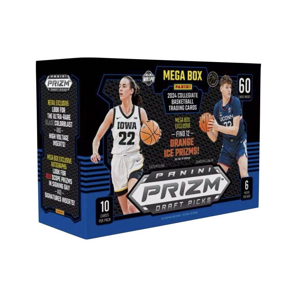 2024-25 Panini Prizm Draft Picks Collegiate Basketball Mega Box 