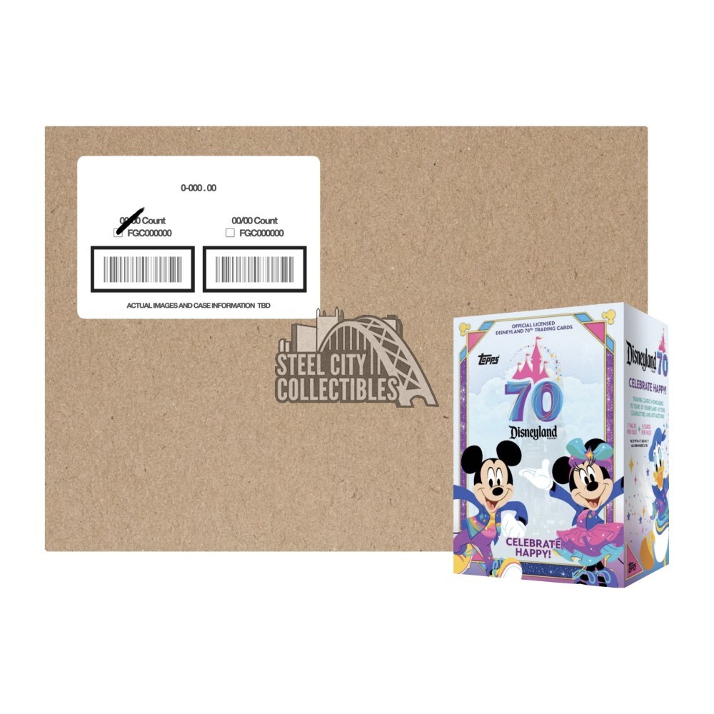 2025 Topps Disneyland 70th Anniversary Blaster 40-Box Case | Steel