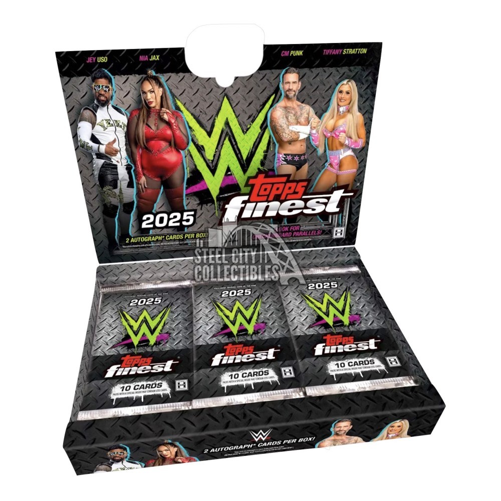 WWEブック Amazon.com: 2025 Topps Chrome WWE Wrestling Sealed Hobby Box