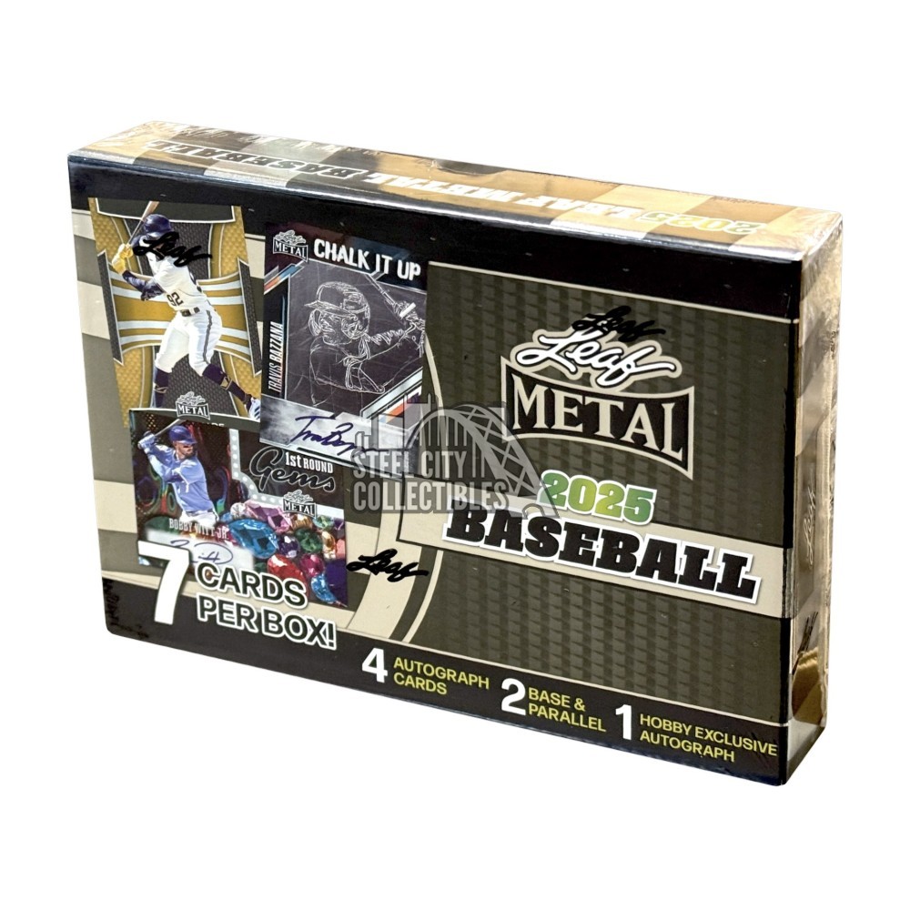 2025 Leaf Metal Baseball Hobby Box | Steel City Collectibles