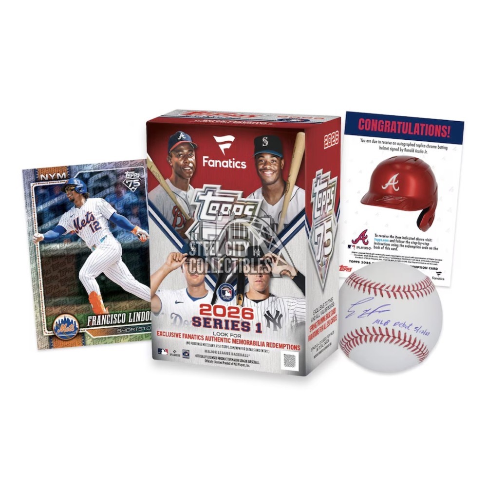 2026 Topps Series 1 Baseball Fanatics Blaster Box | Steel City