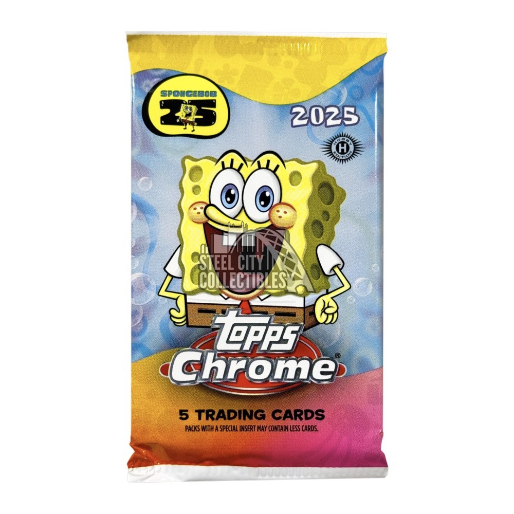 Topps Chrome SpongeBobトレーディングカード 12枚セット 2025 Topps Chrome SpongeBob - VALUE