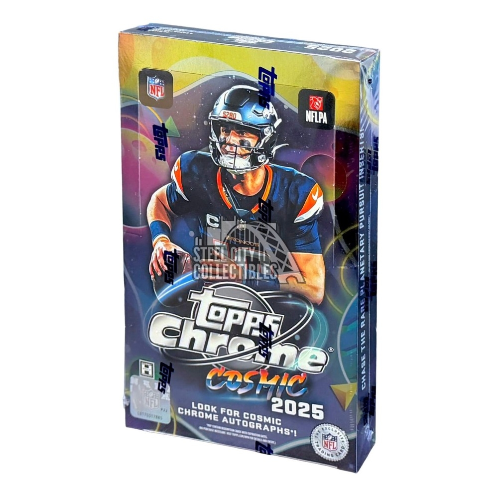 2025 Topps Cosmic Chrome Football Hobby Box Random Division Group Break ...