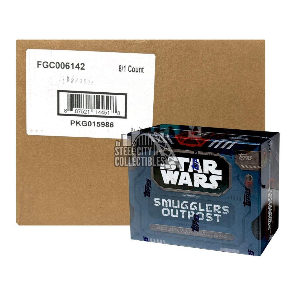 2025 Topps Star Wars Smugglers Outpost Hobby 6-Box Case | Steel