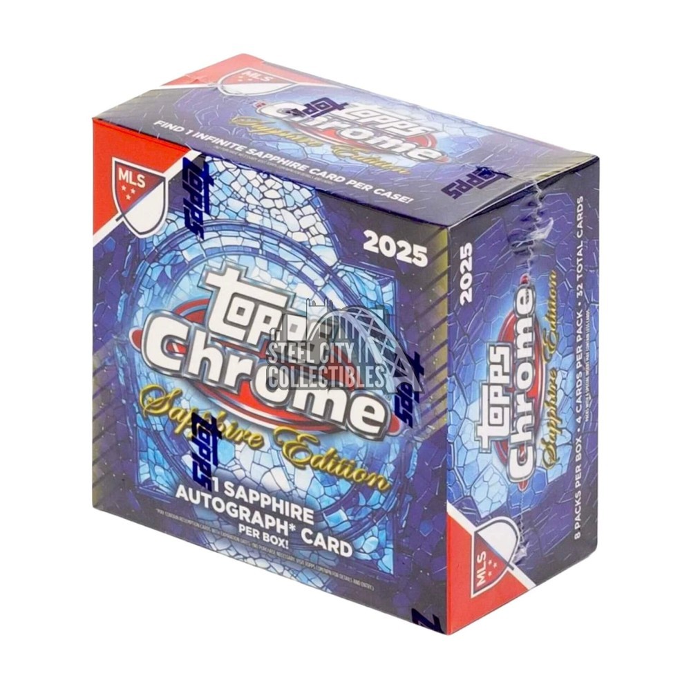2025 Topps Chrome MLS Soccer Sapphire Edition Box | Steel City