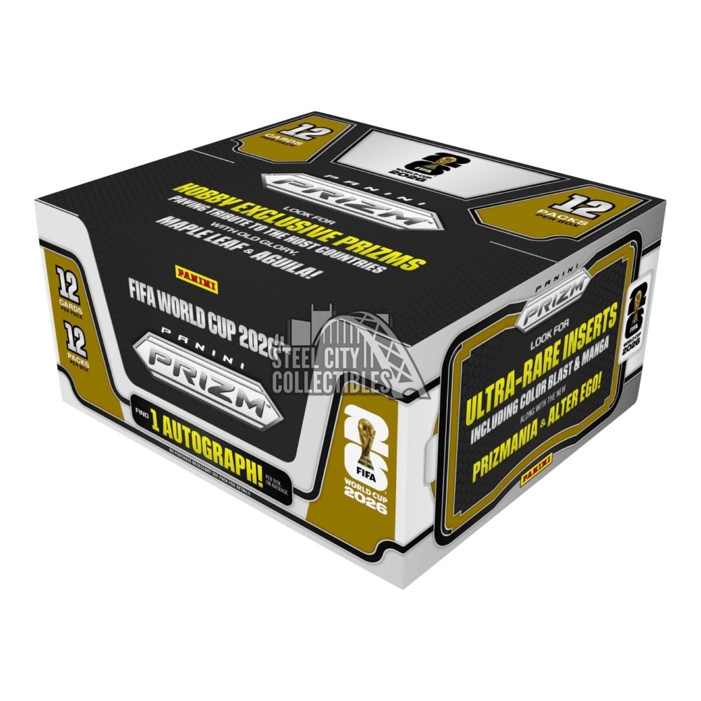 2026 Panini Prizm FIFA World Cup Soccer Hobby Box | Steel City