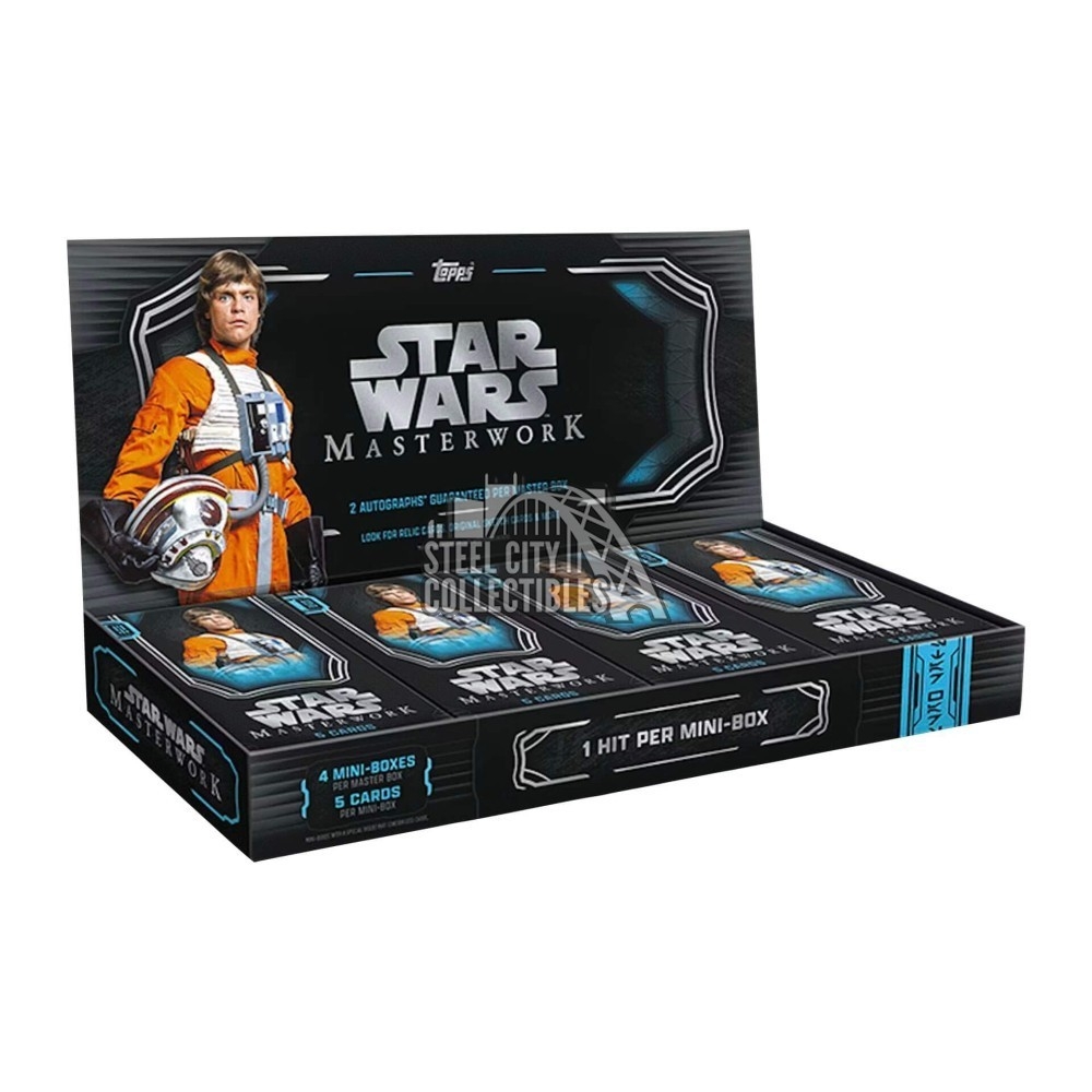 topps starwars MASTER WORK4枚 2025 Topps Star Wars Masterwork Hobby 4-Box HALF CASE -- Pick Your