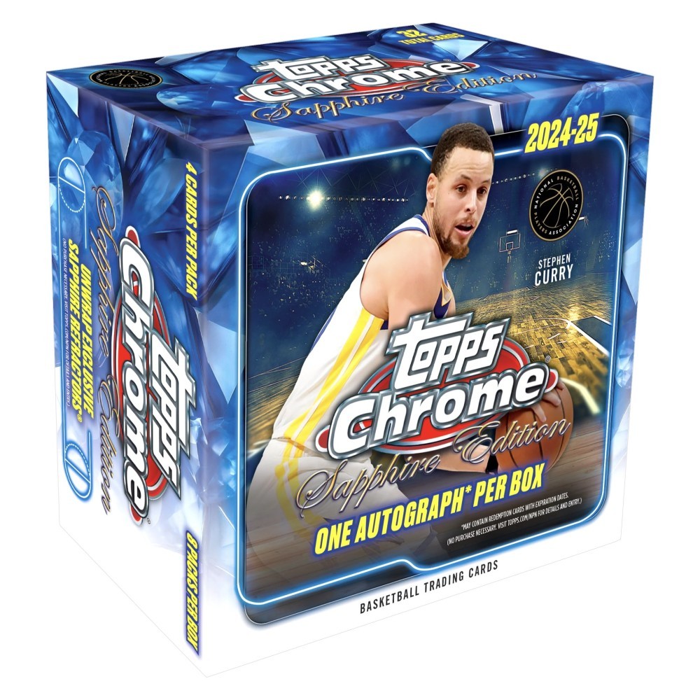 Box+デッキ+パック Topps - Topps Chrome Basketball Sapphire Edition 2023-24 Topps Chrome® Basketball Sapphire Edition