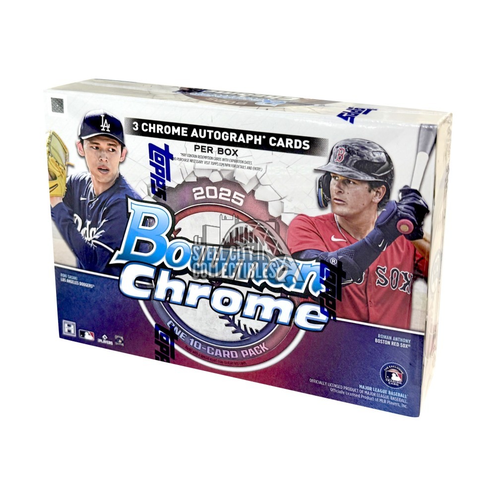 2025 Bowman Chrome Baseball Breaker's Delight Box | Steel City