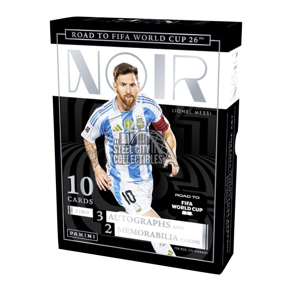 2025-26 Panini Noir Road to FIFA World Cup Soccer Hobby Box