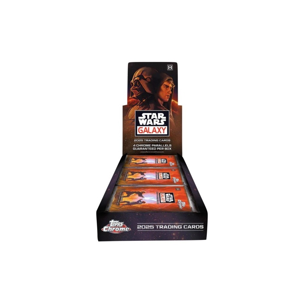 2025 Topps Star Wars Chrome Galaxy Hobby Box -- Random 3-Pack