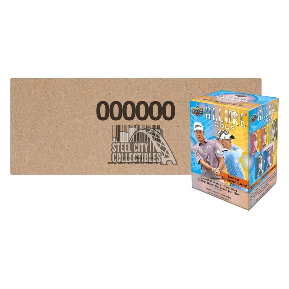 2026 Upper Deck Allure Golf Blaster 20-Box Case | Steel City