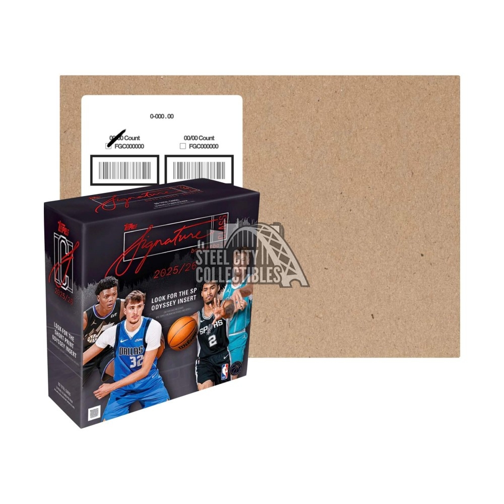 2025-26 Topps Signature Class Basketball Mega 20-Box Case | Steel