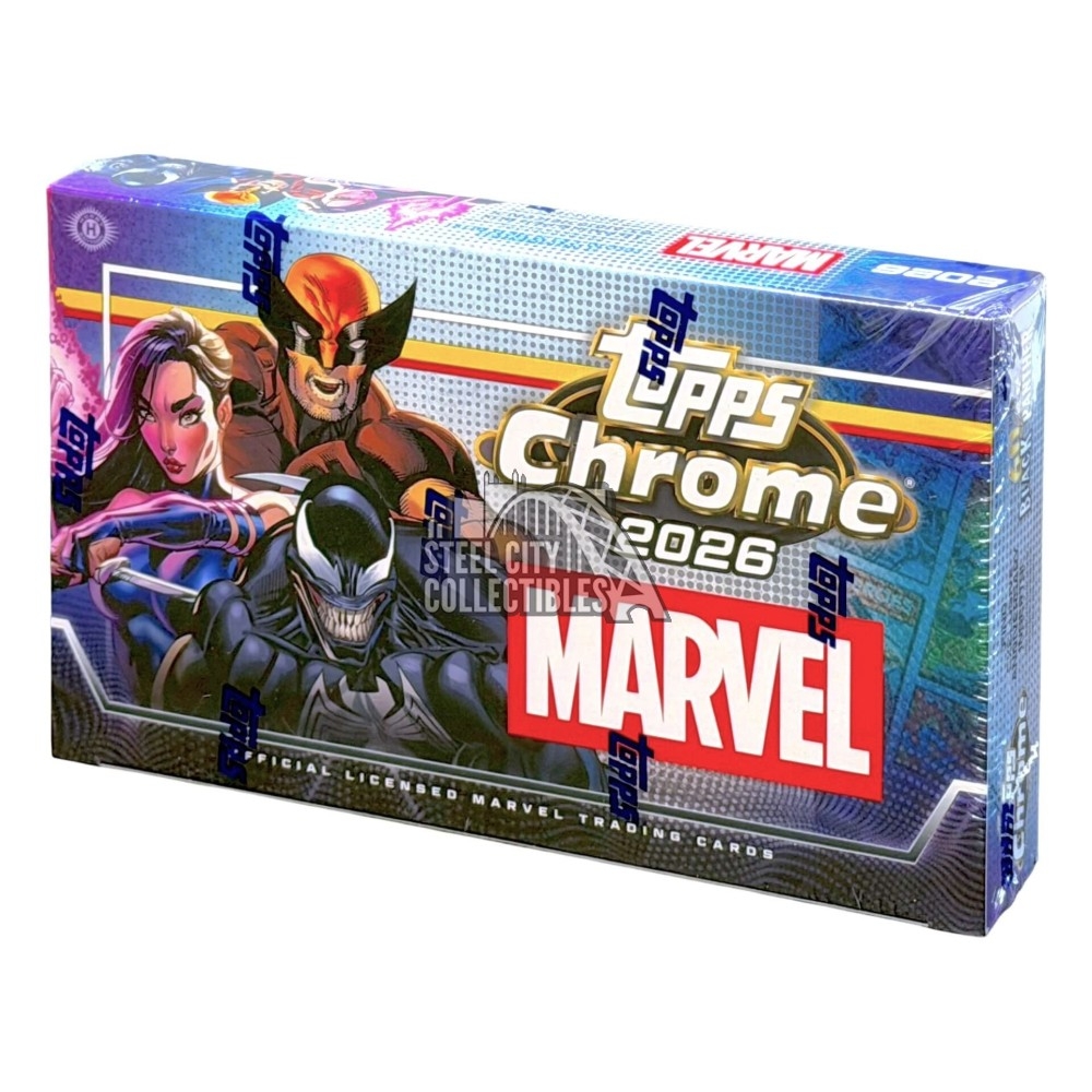 2026 Topps Chrome Marvel Comics Hobby Box | Steel City Collectibles
