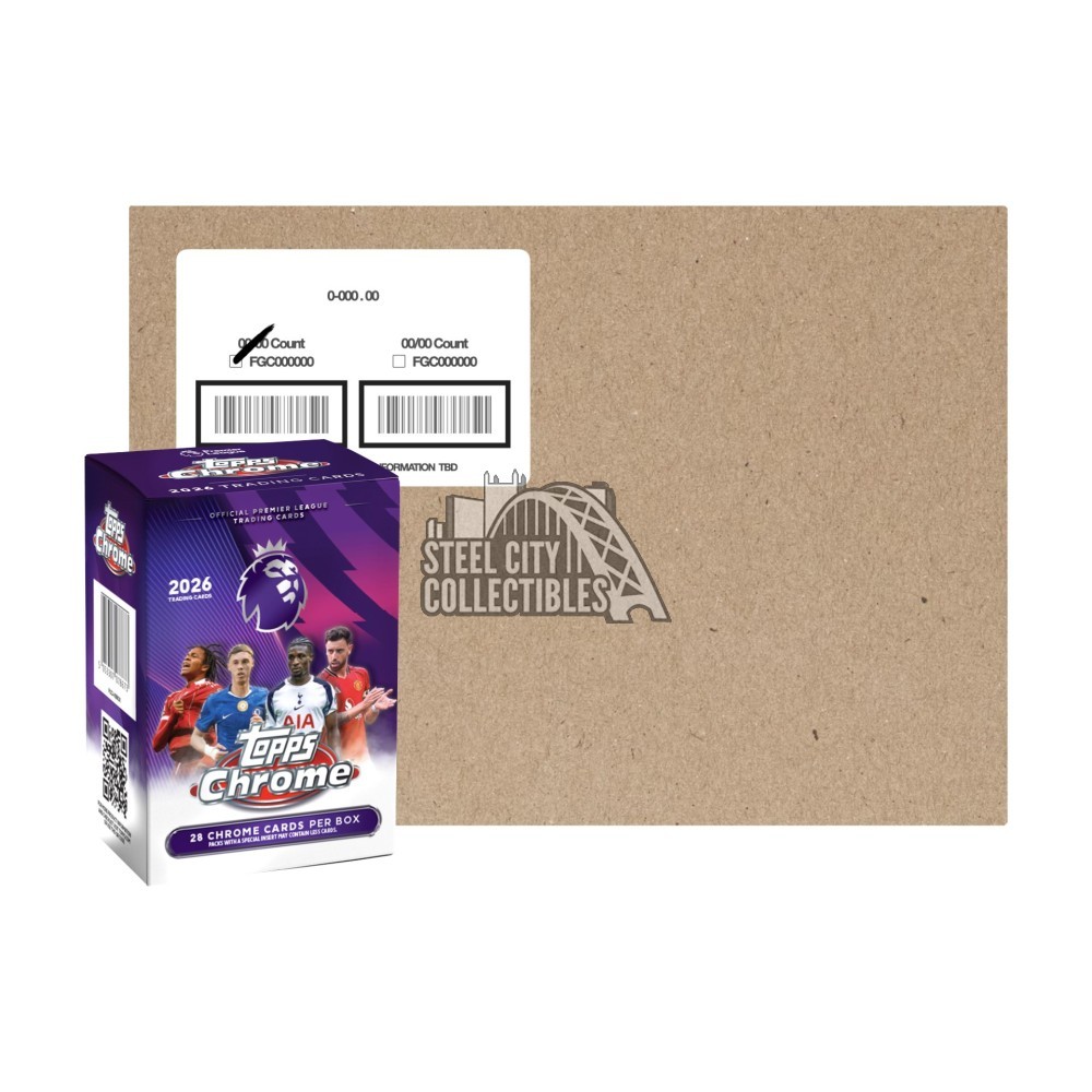 2026 Topps Chrome English Premier League Soccer Blaster 40-Box