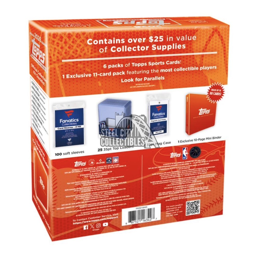 2026 Topps MLB x NBA Official Collector Kit 8-Box Case