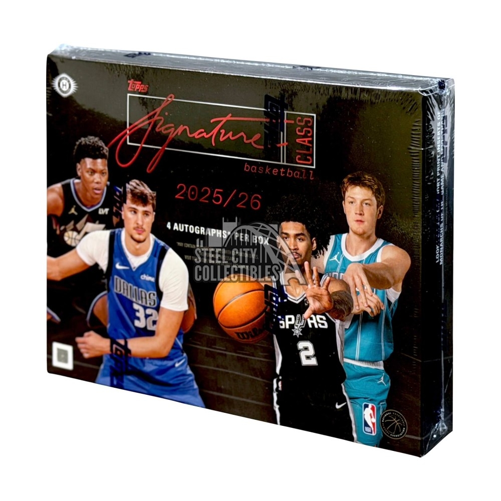 2025-26 Topps Signature Class Basketball Hobby Jumbo Box | Steel