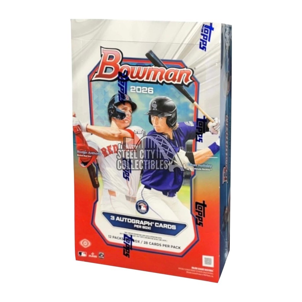 2026 Bowman Baseball Hobby Jumbo Box | Steel City Collectibles