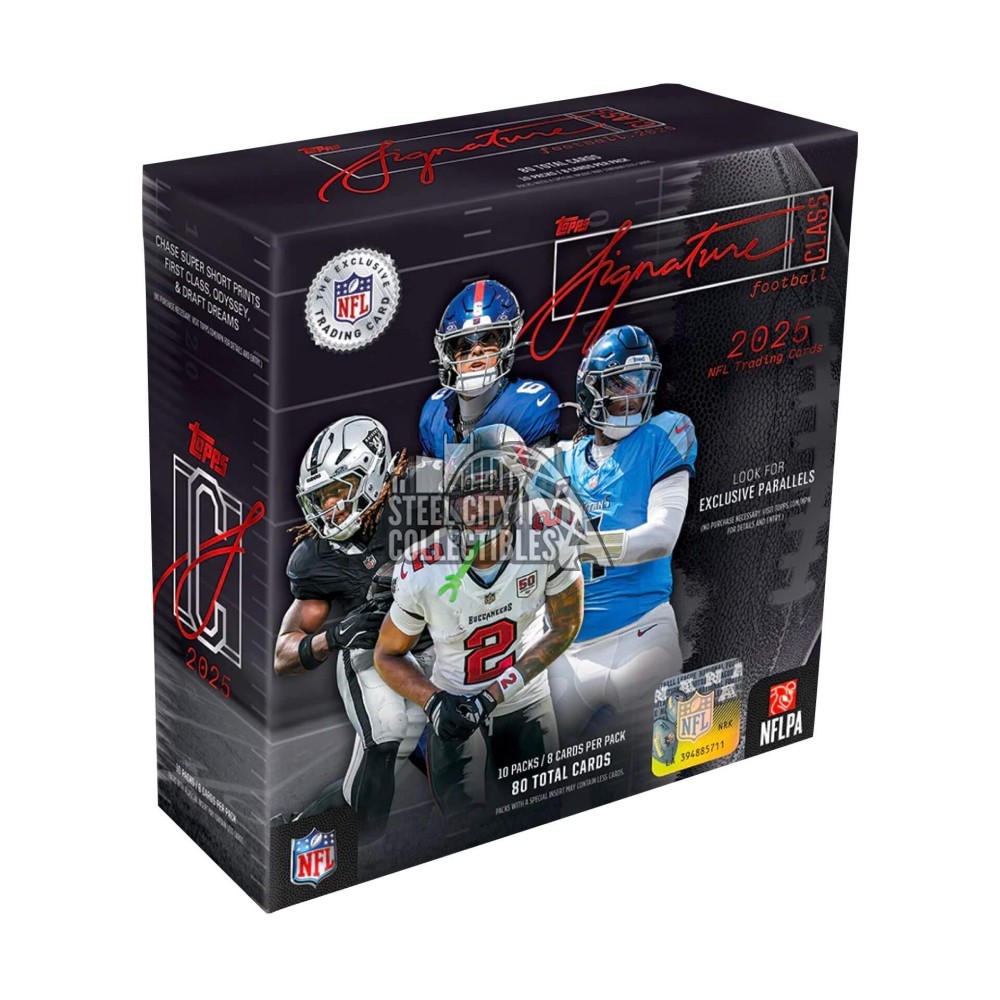 2025 Topps Signature Class Football Mega Box | Steel City Collectibles