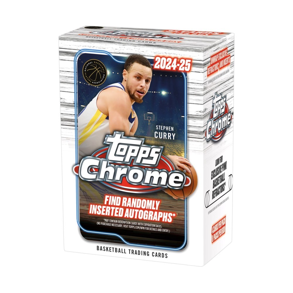2024-25 Topps Chrome Basketball Blaster Box | Steel City