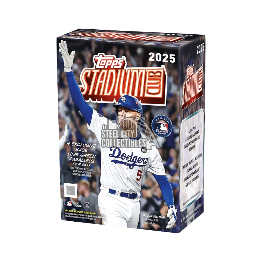 2025 Topps Stadium Club Baseball Blaster Box | Steel City Collectibles